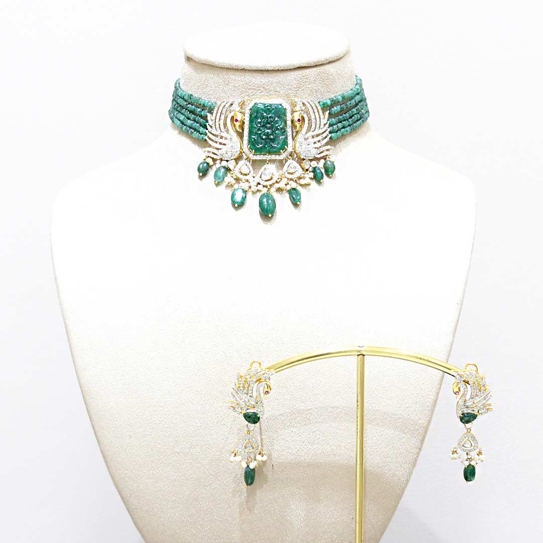 DiamondPolki Necklace