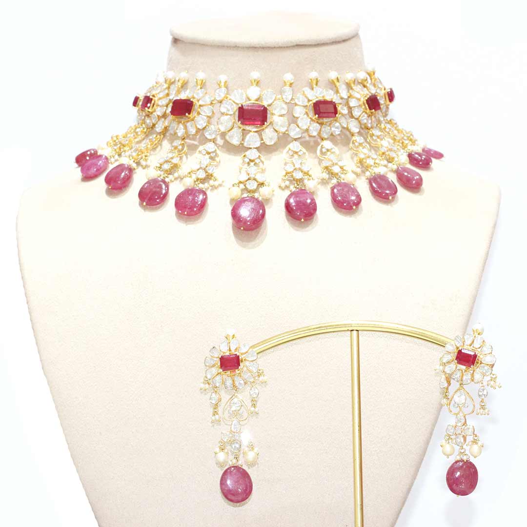 Diamond Polki Necklace