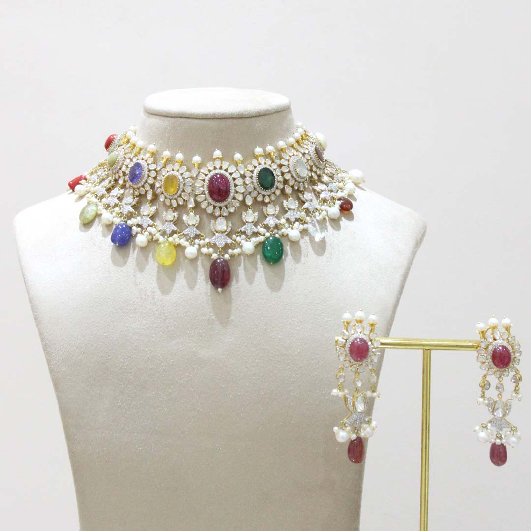 Diamond Polki Necklace