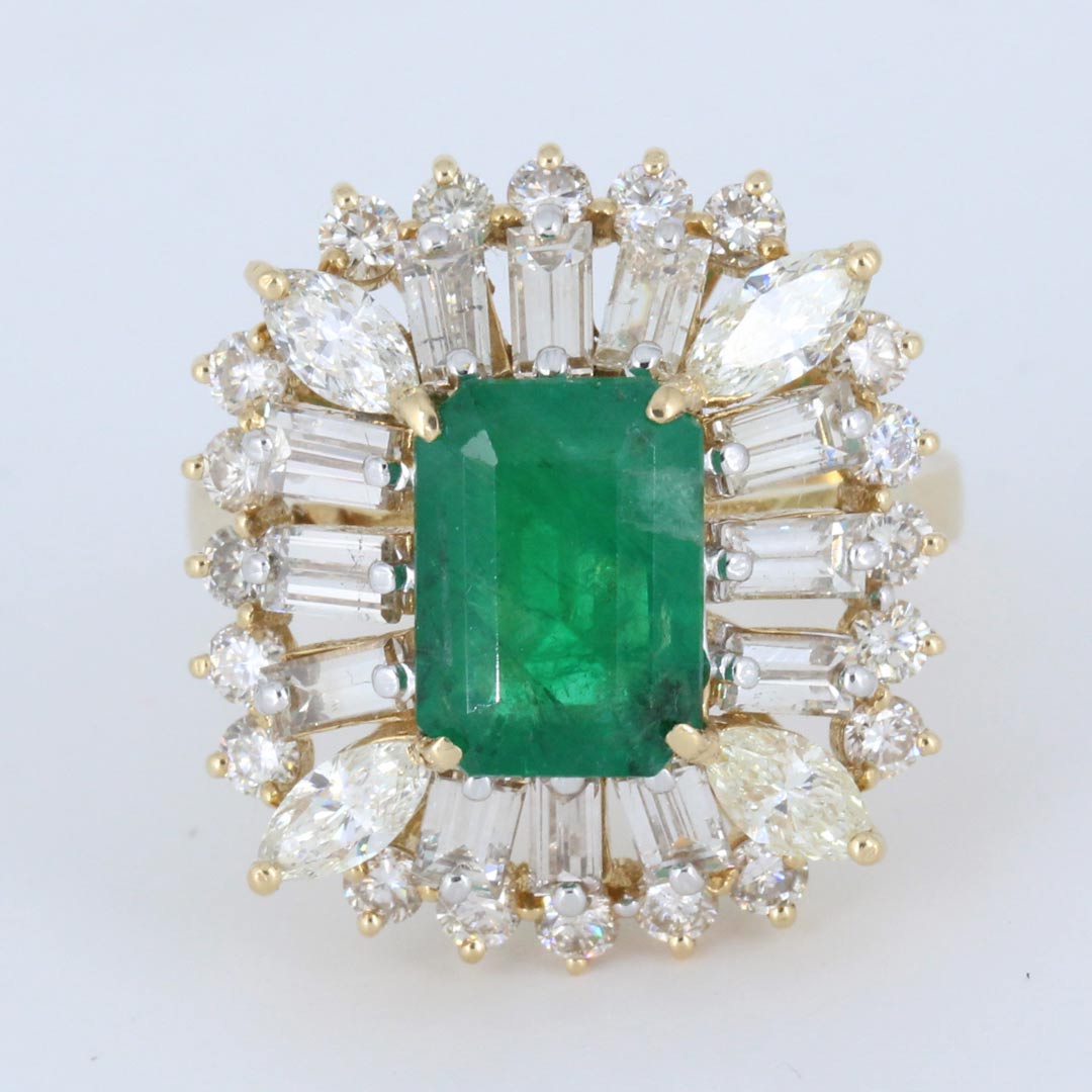 Diamond Color Stone Ring