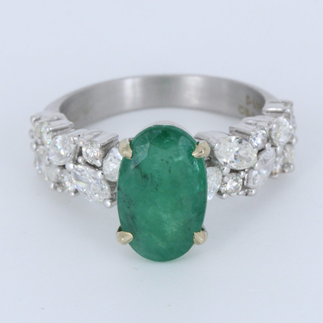 Diamond Color Stone Ring